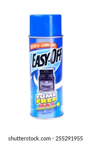 Hayward, CA - February 23, 2015 Spray Can Of Easy-Off Fume Free, Lemon Scent, Oven Cleaner -Illustrative Editorial