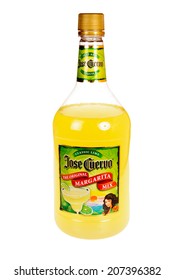 Hayward, CA - July 24, 2014: Bottle Of Jose Cuervo Margarita Mix