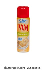 HAYWARD, CA - July 8, 2014: 5 Oz Pam Olive Oil Spray