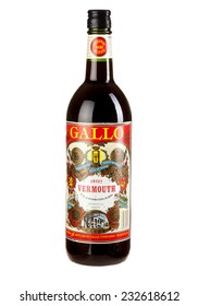 Hayward, CA - November 23, 2014: 750mL Bottle Of Gallo Brand Sweet Vermouth