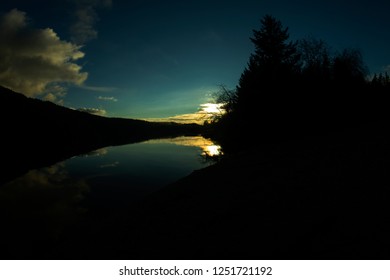 Hayward Lake. On The Stave River In The Lower Mainland Of British Columbia, Canada