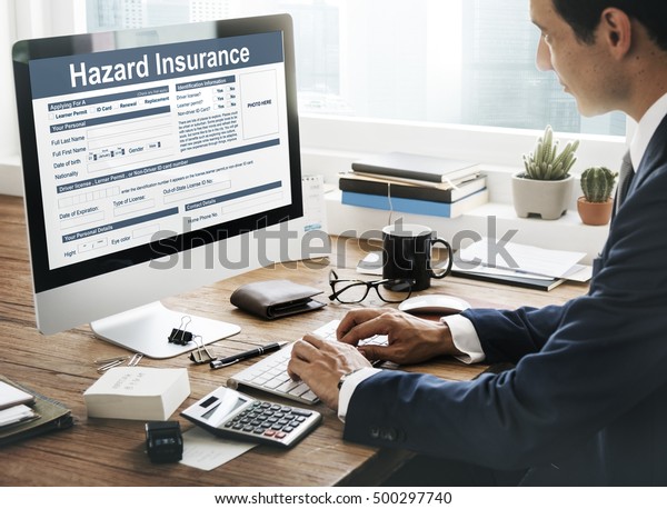 Hazard\
Insurance Damage Harm Risk Safety\
Concept