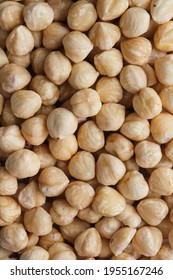 Hazelnut Background. Heap Of Peeled Hazelnuts. Macro Texture