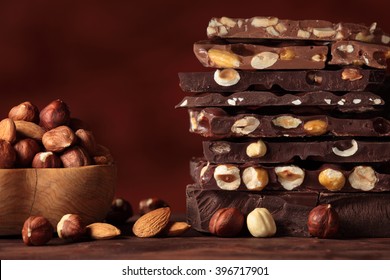  Hazelnut Chocolate Bar Pieces Tower