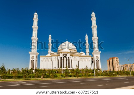 Hazrat Sultan Mosque in Kazakhstan, Astana city