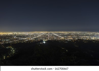 Hazy Night In The Los Angeles Basin.  