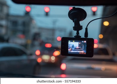 Hd camera recorder for veheicle. - Shutterstock ID 557194333