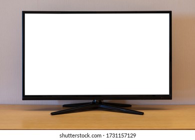 HD TV In Table Close Up