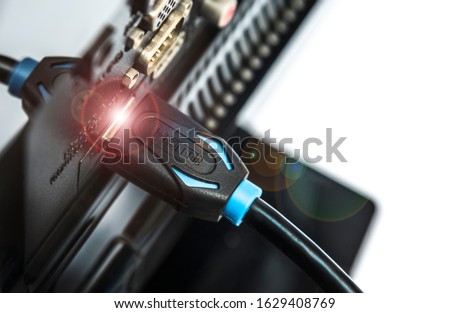 hdmi cable input on a TV