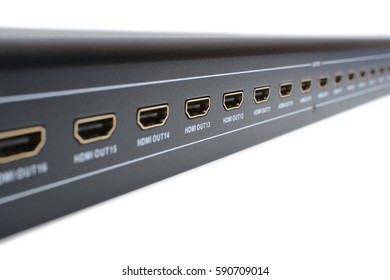 HDMI Splitter. Electronic Equipment For Television.