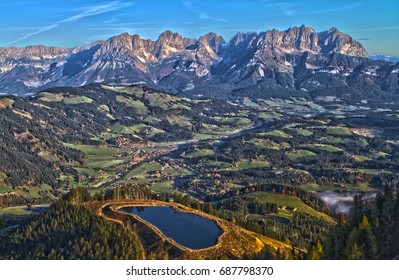 Hdr Of Kitzbuehel And Brixental