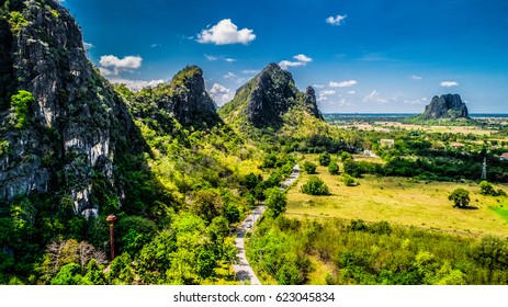 HDR Mountain Cha Am Phetchaburi Thailand