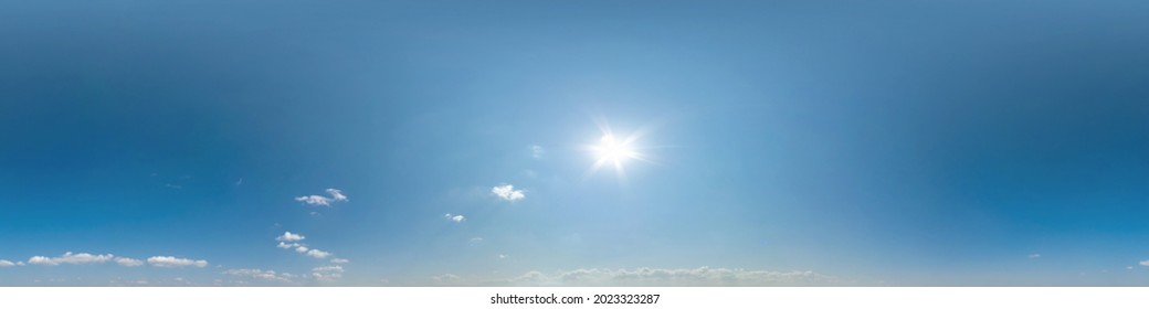 Hdri 360 Panorama Clear Blue Sky Stock Photo 2023323287 | Shutterstock