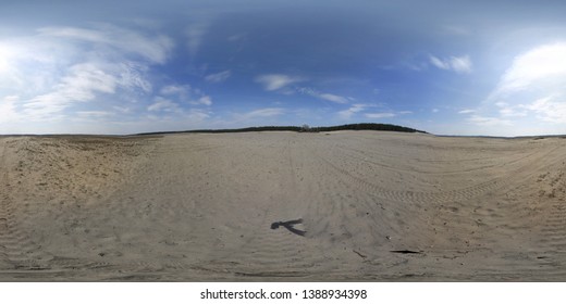 HDRI Pano Desert Błędowska In The South Of Poland