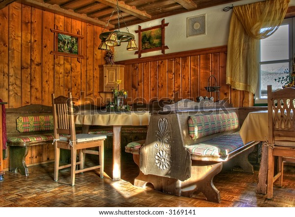 Hdri Photo Interior Austrian Inn Stock Photo Edit Now 3169141