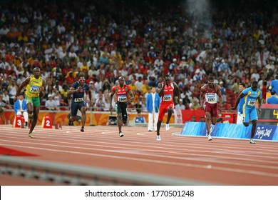 He was the first sprinter to achieve this after winning three gold medals in all three races at the 2008 Summer Olympics held in August in Beijing, the capital of China, after Carl Lewis won the gold 