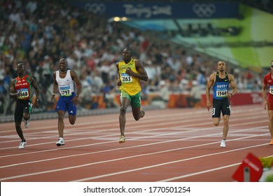 He Was The First Sprinter To Achieve This After Winning Three Gold Medals In All Three Races At The 2008 Summer Olympics Held In August In Beijing, The Capital Of China, After Carl Lewis Won The Gold 