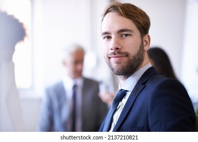 He makes his mark through consummate professionalism. Cropped view of a young businessman in a meeting. - Shutterstock ID 2137210821