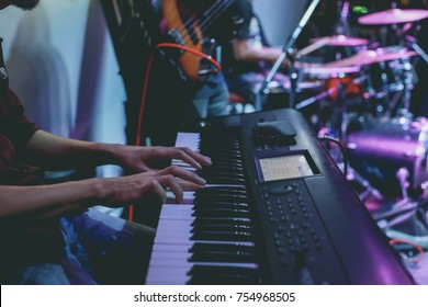 He Plays Piano On A Bar