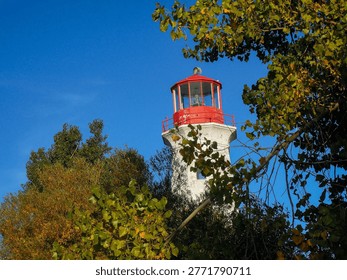 he Point Prim Lighthouse on Prince Edward Island, Canada. Built in 1845, it is the oldest lighthouse on the island and is a unique, round brick structure. 


