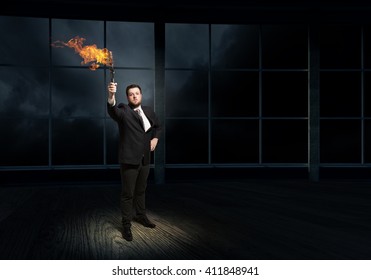 He is searching for solution