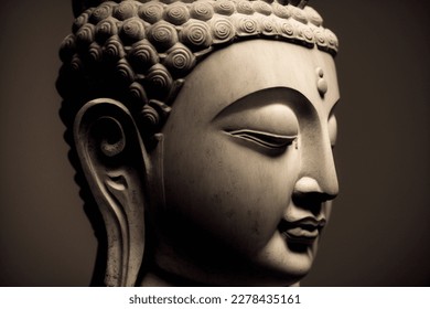 head of buddha statue. Buddha head statue.