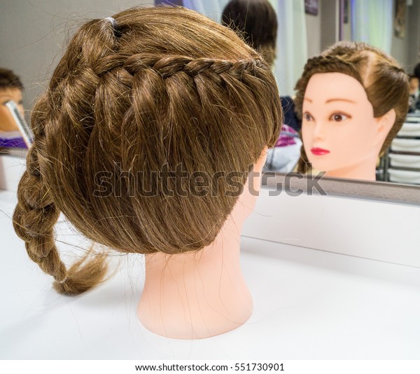 Head Doll Training Hairdresser Stock Photo Edit Now 551730901