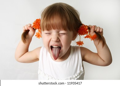 Child Sticking Out Tongue High Res Stock Images Shutterstock