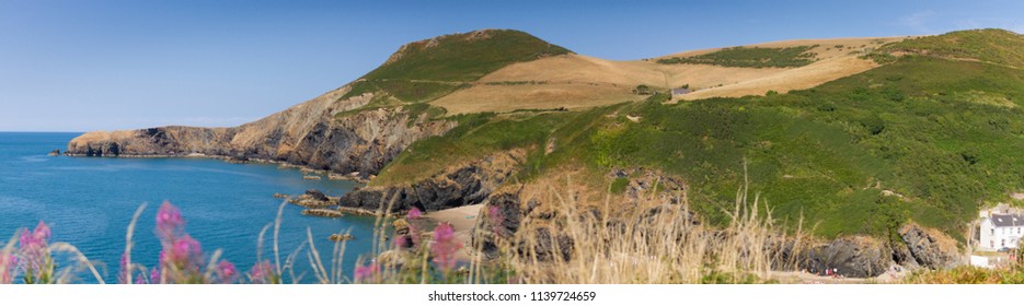 Head Land From The Stunning Ceredigion Coast Path ( Cardigan Bay)