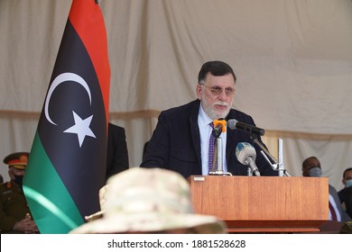 The Head Of The Presidential Council Of Libya Fayez Al-Sarraj, At Celebration Of The Anniversary Of The Independence Of Libya, Tripoli, Libya 24 Dec 2020