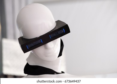 The head of a robot