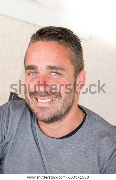 Head Shoulders Portrait Man Outdoors Stock Photo (Edit Now) 683371588