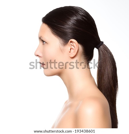 Nake women standing on head photo 863