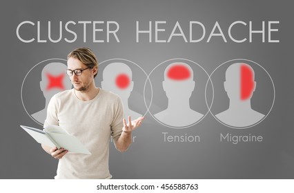 Headache Symptom Migraine Tension Cluster Concept Stock Photo 456588763 ...