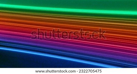 A header image of multicolour neon lines