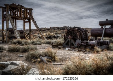 Headframe At Bodie State Park.