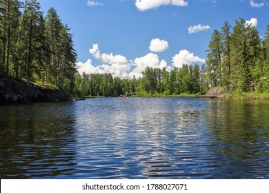 Headiing Out On Lake One In The Boundary Waters Canoe Area Wilderness.