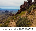 Heading up the Vulture Peak Trail in Wickenburg, Arizona. This trail is quite steep and also very scenic.