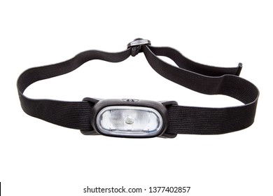 Headlamp Flashlight Isolated On White