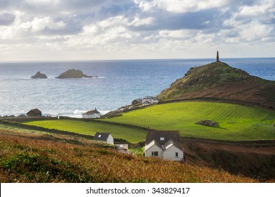 The headland at Cape Cornwall part of the Cornwall and West Devon Mining Landscape World Heritage Site, near St Just England UK Europe