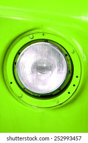 Headlight of bus