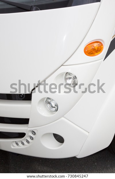 headlight of car led headlight close-up part of\
automobile van or\
trucks
