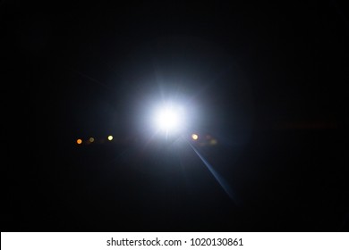 Headlight In Dark