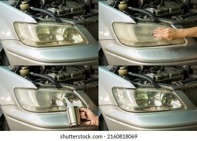 Headlight Lens Polish Restorer, Car maintenance service.