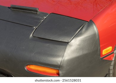Headlight of the old car