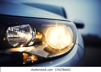 Headlights Of Car, Fog Lights.