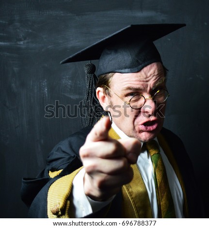 headmaster shouting