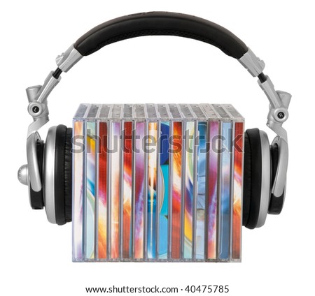 Headphones and cds