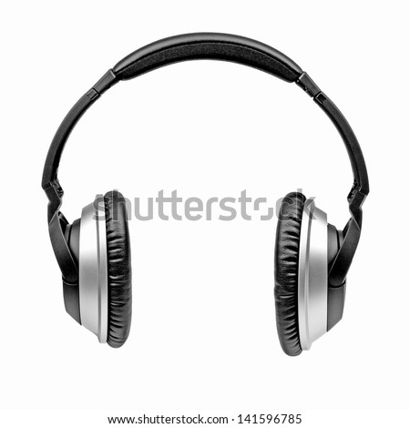 Headphones Isolated on White Background