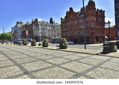 The Headrow Leeds Looking From The Town Hall England 27/06/2019